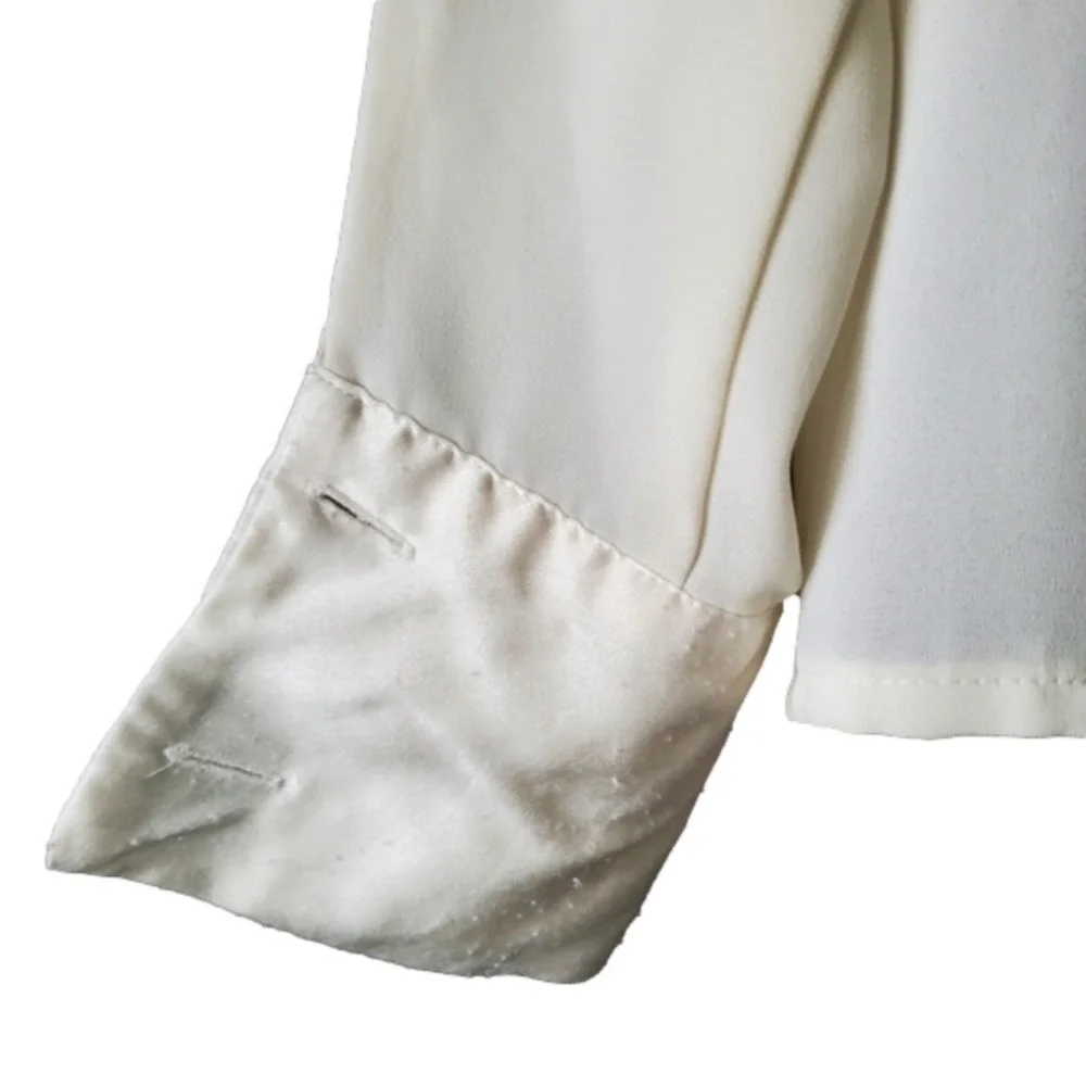Dior Cream Pleated Blouse - Picture 8 of 8